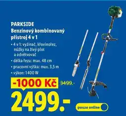 Lidl PARKSIDE Benzínový kombinovaný přístroj 4 v 1 nabídka