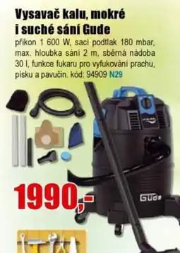 EVA Gude Vysavač kalu, mokré i suché sání nabídka