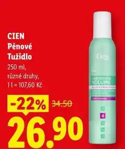 Lidl CIEN Pěnové Tužidlo nabídka