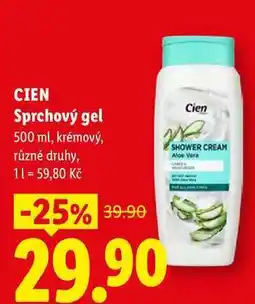 Lidl CIEN Sprchový gel nabídka