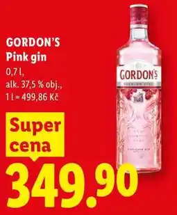 Lidl GORDON'S Pink gin, 0,7 1 nabídka