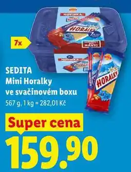 Lidl SEDITA Mini Horalky ve svačinovém boxu nabídka