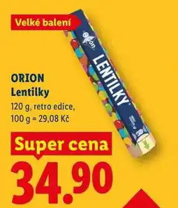 Lidl ORION Lentilky nabídka
