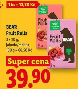 Lidl BEAR Fruit Rolls nabídka