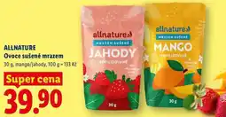 Lidl ALLNATURE Ovoce sušené mrazem nabídka