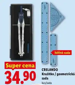 Lidl CRELANDO Kružítko / geometrická sada, kus/sada nabídka