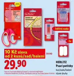 Lidl HERLITZ Psací potřeby, kus/sada/balení nabídka