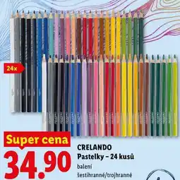 Lidl CRELANDO Pastelky - 24 kusů, balení nabídka
