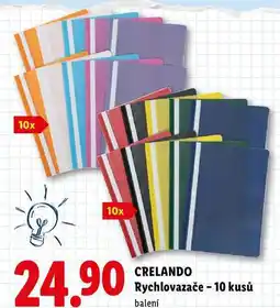 Lidl CRELANDO Rychlovazače - 10 kusů, balení nabídka