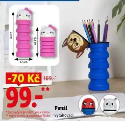 Lidl Penál ,vytahovací nabídka