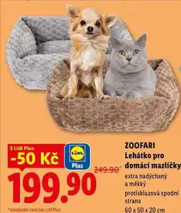 Lidl ZOOFARI Lehátko pro domácí mazlíčky nabídka