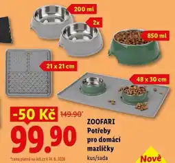 Lidl ZOOFARI Potřeby pro domácí mazlíčky, kus/sada nabídka