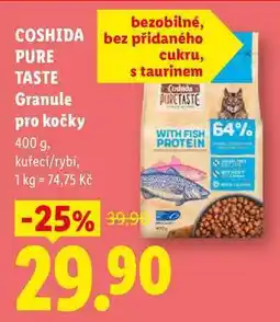 Lidl COSHIDA PURE TASTE Granule pro kočky nabídka