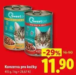 Lidl Konzerva pro kočky nabídka