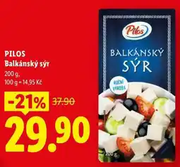 Lidl PILOS Balkánský sýr nabídka