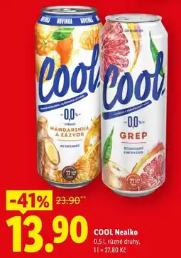 Lidl COOL Nealko nabídka