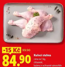Lidl Kuřecí stehna, cena za nabídka