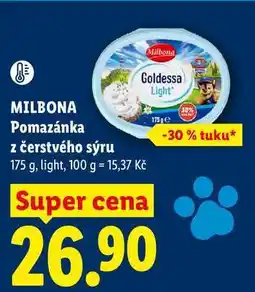 Lidl MILBONA Pomazánka z čerstvého sýru nabídka