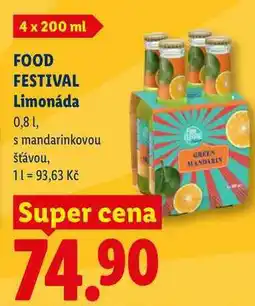 Lidl FOOD FESTIVAL Limonáda, 0,8 1 nabídka