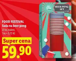 Lidl FOOD FESTIVAL Sada na beer pong, 22 ks nabídka
