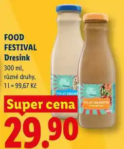 Lidl FOOD FESTIVAL Dresink nabídka