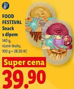 Lidl FOOD FESTIVAL Snack s dipem nabídka