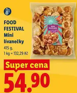 Lidl FOOD FESTIVAL Mini lívanečky nabídka