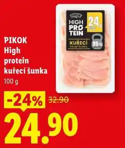 Lidl PIKOK High protein kuřecí šunka nabídka