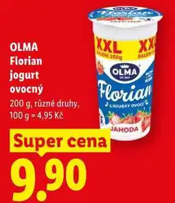 Lidl OLMA Florian jogurt ovocný nabídka