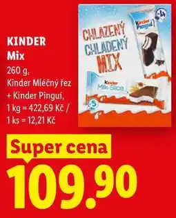Lidl KINDER Mix nabídka