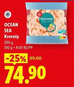 Lidl OCEAN SEA Krevety nabídka