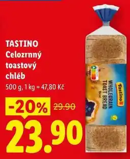 Lidl TASTINO Celozrnný toastový chléb nabídka