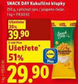 Lidl SNACK DAY Kukuřičné křupky nabídka