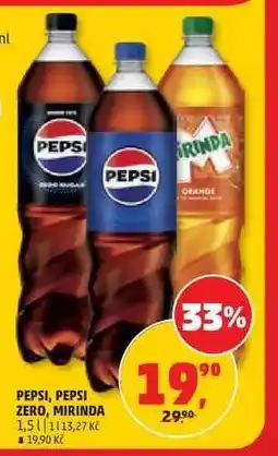 Penny Market Pepsi, Pepsi Zero, Mirinda nabídka