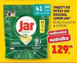 Penny Market Tablety do myčky AIO Original Lemon Jar nabídka
