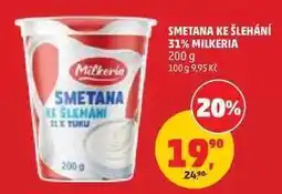 Penny Market Smetana ke šlehání 31% Milkeria nabídka