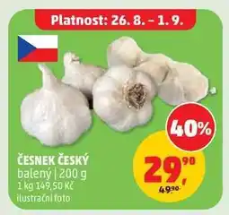 Penny Market ČESNEK ČESKÝ nabídka