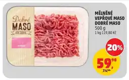 Penny Market MĚLNĚNÉ VEPŘOVÉ MASO DOBRÉ MASO nabídka