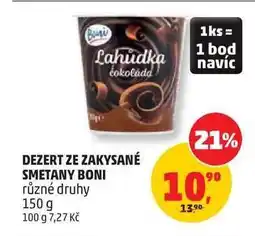 Penny Market DEZERT ZE ZAKYSANÉ SMETANY BONI nabídka