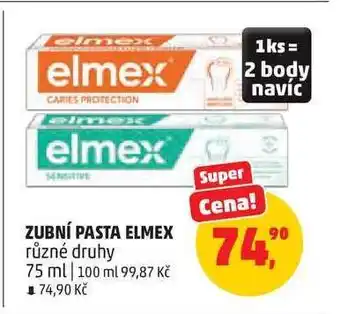 Penny Market ZUBNÍ PASTA ELMEX nabídka