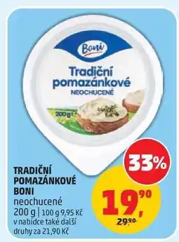 Penny Market TRADIČNÍ POMAZÁNKOVÉ BONI nabídka