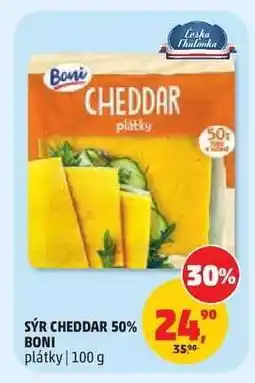 Penny Market SÝR CHEDDAR 50% BONI nabídka