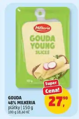 Penny Market GOUDA 48% MILKERIA nabídka