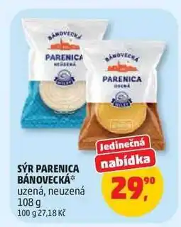 Penny Market SÝR PARENICA BÁNOVECKÁ nabídka