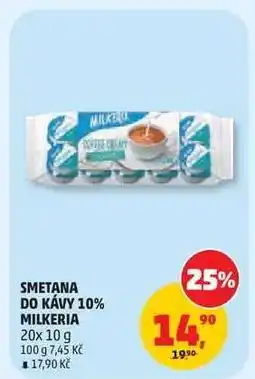 Penny Market Smetana do kávy 10% Milkeria nabídka