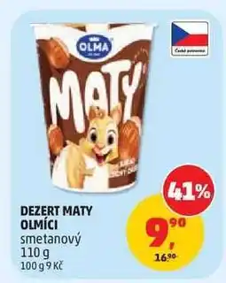 Penny Market DEZERT MATY OLMÍCI nabídka