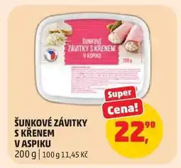 Penny Market Šunkové závitky s křenem v aspiku nabídka