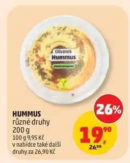 Penny Market HUMMUS nabídka