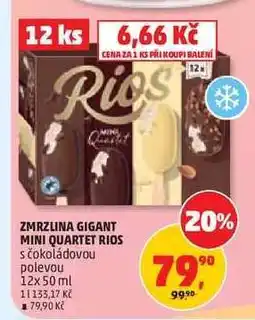 Penny Market ZMRZLINA GIGANT MINI QUARTET RIOS nabídka