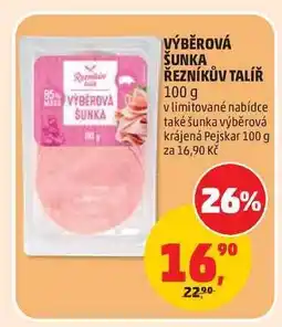 Penny Market VÝBĚROVÁ ŠUNKA ŘEZNÍKŮV TALÍŘ nabídka